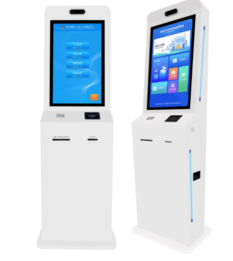 Integrated vertical check-in kiosk for hotels