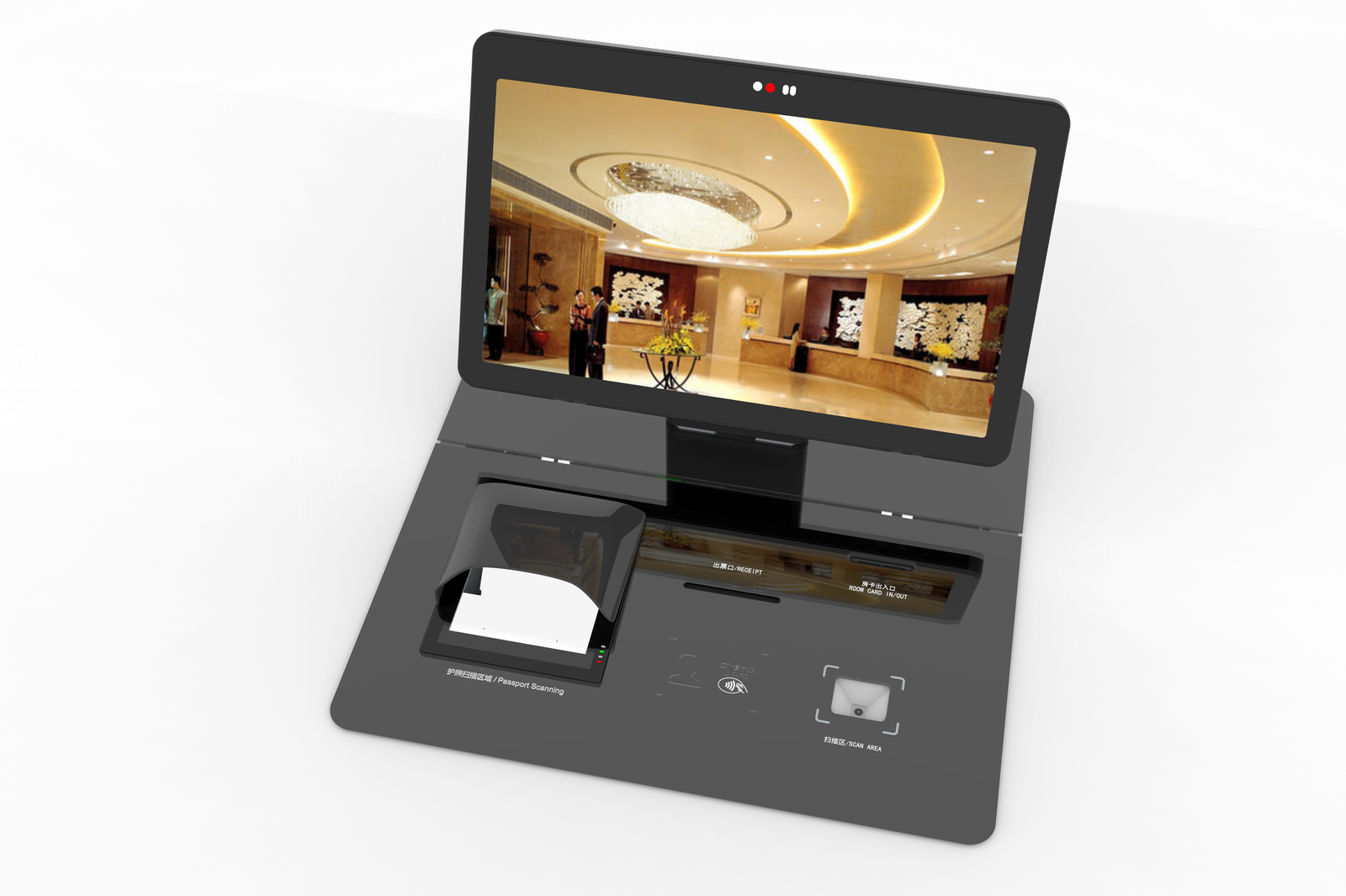 Embedded Hotel Key Card Dispenser Kiosk TTCE-HT346